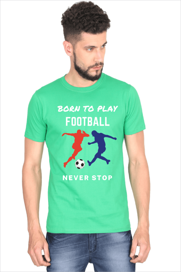 Born-to-Play_Flag-Green-Tshirt