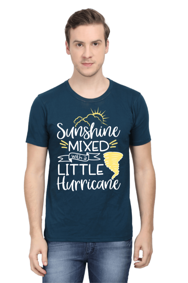 Sunshine-Mixed-With-A-Little-Hurricane_Petrol Blue-Tshirt