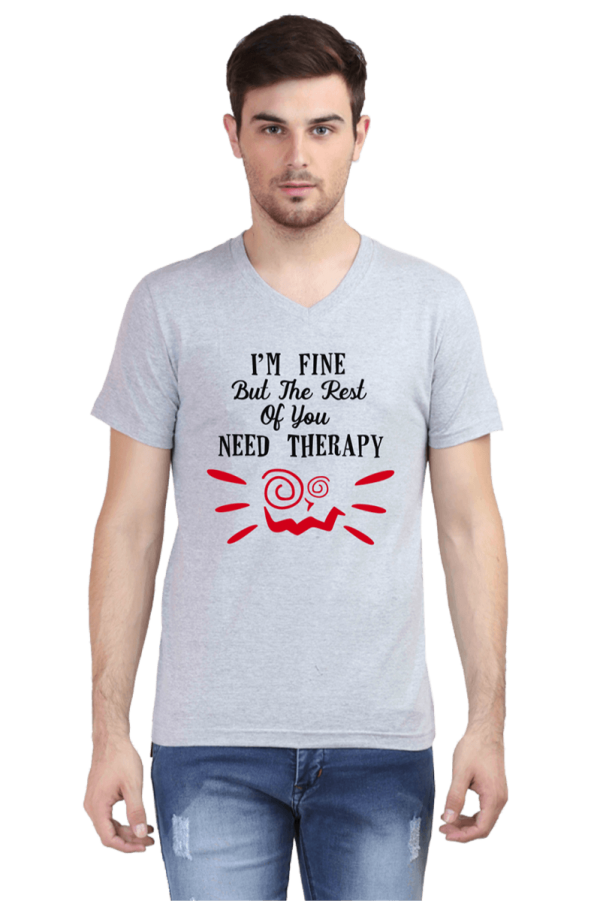 Im-Fine-But_Grey-Melange-Tshirt