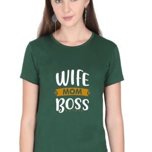 Wife-Mom-Boss_Bottle-Green-Tshirt