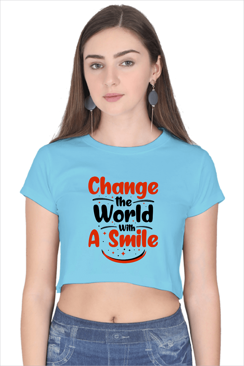Change The World_Womens_Sky-Blue_Tshirt