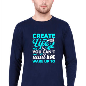 Create The Life_Navy-Blue_Tshirt