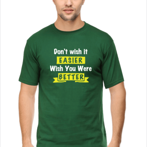 Dont-Wish-It-Easier_Bottle-Green-Tshirt