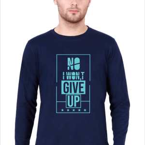 I-Wont-Give-Up_Navy-Blue-Tshirt