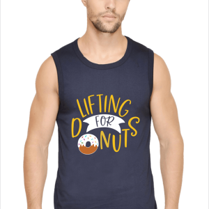 Lifting for Donuts_Navy-Blue_Gym-Vest