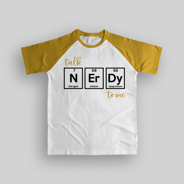 Talk Nerdy To Me_Mustard-Yellow_Raglan