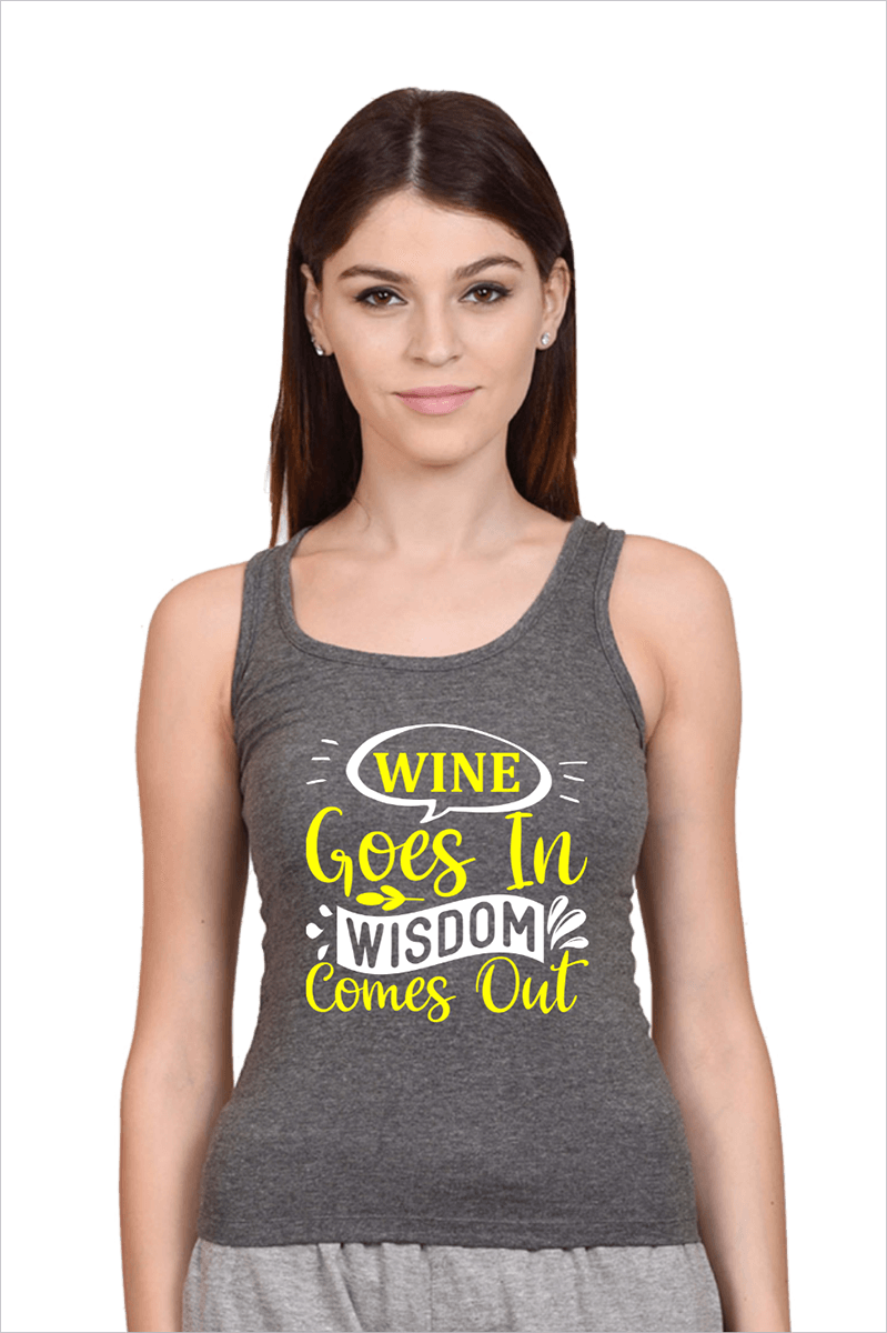 Wisdom-Comes-Out_Charcoal-Melange-Tshirt