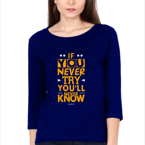 You-Never-Try_Women-Stratto-Blue-Tshirt