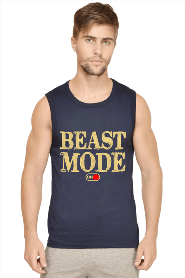 Beast Mode_Navy-Blue_Gym-Vest