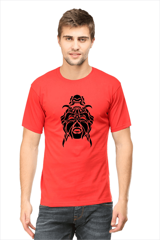 Round-Neck_Tshirt_Tribal Head_Offer